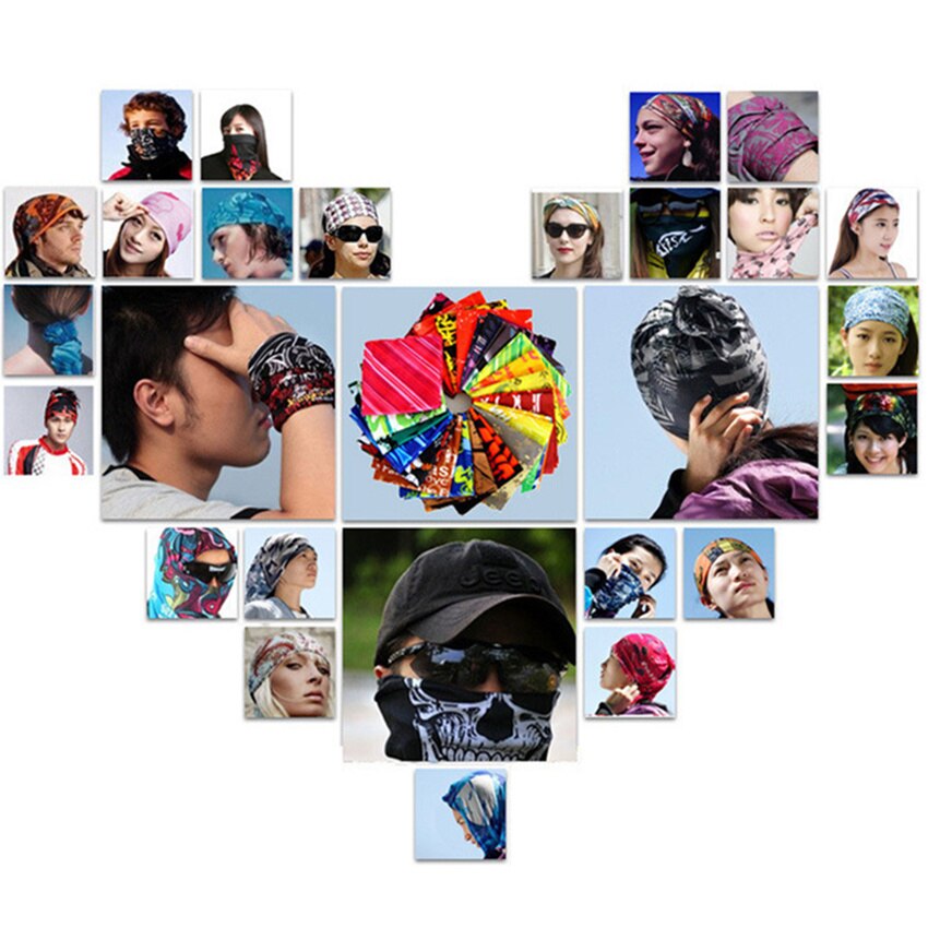 Halswarmer Fietsen Hoofdband Fiets Magie Bandana Winter Running Masker Magic Sjaal Buff Rijden Bandana Gezicht Shield