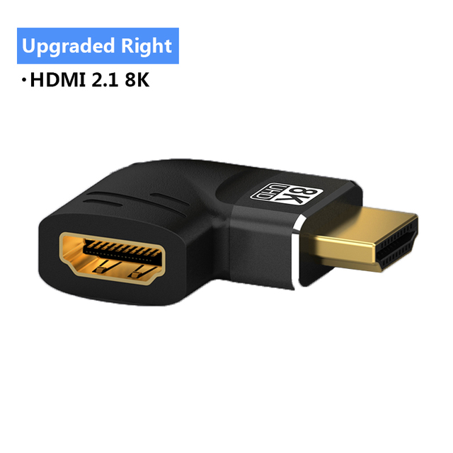 Mini adaptador HDMI 8K @ 60Hz 4K @ 120Hz Mini HDMI macho a HDMI 2,1 hembra convertidor para PC portátiles tarjeta gráfica extensión Micro HDMI: Gris oscuro