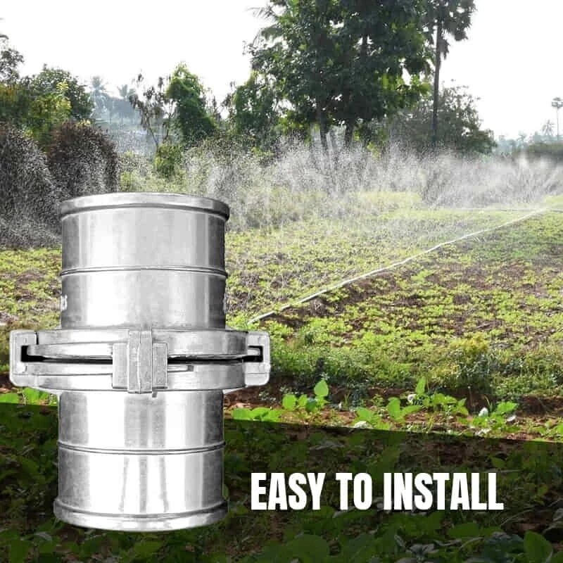 Quick Coupling For Water Pipes Aluminum Pipe Fitting Hose Quick Connector With Clamp Fire Hose Agricultural Irrigation Accessory