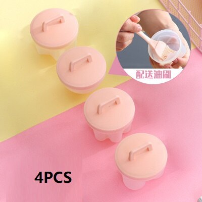 6pcs/set Egg Cooker Poachers Silicone Fancy kitchen accessories Cup Egglettes Fancy Shape Non-stick Accessories: C-2