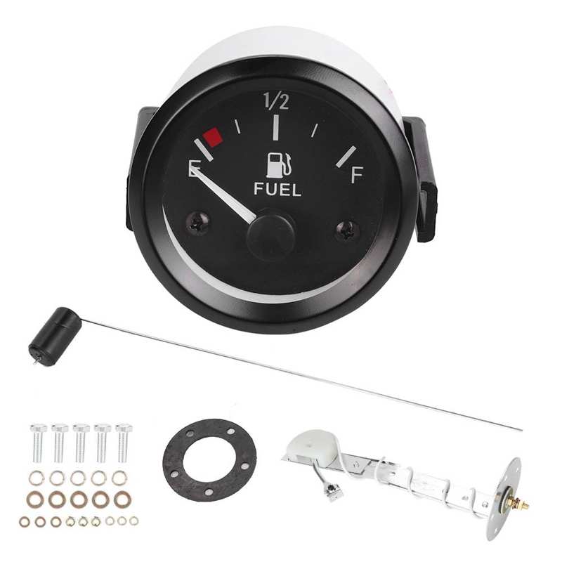 Brandstofniveaumeter met brandstofniveausensor, 0-190 Ohm