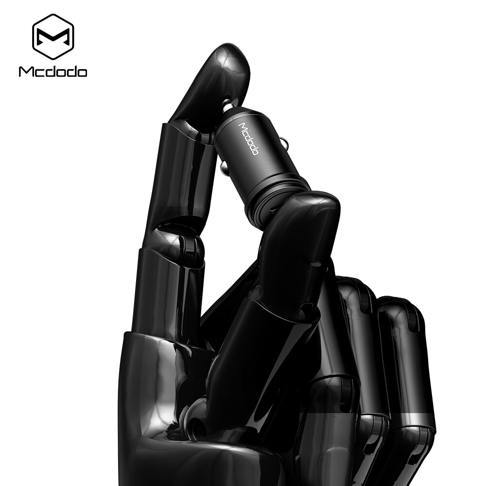 MCDODO-cargador de coche para IPhone, 18W, tipo C, PD, carga rápida