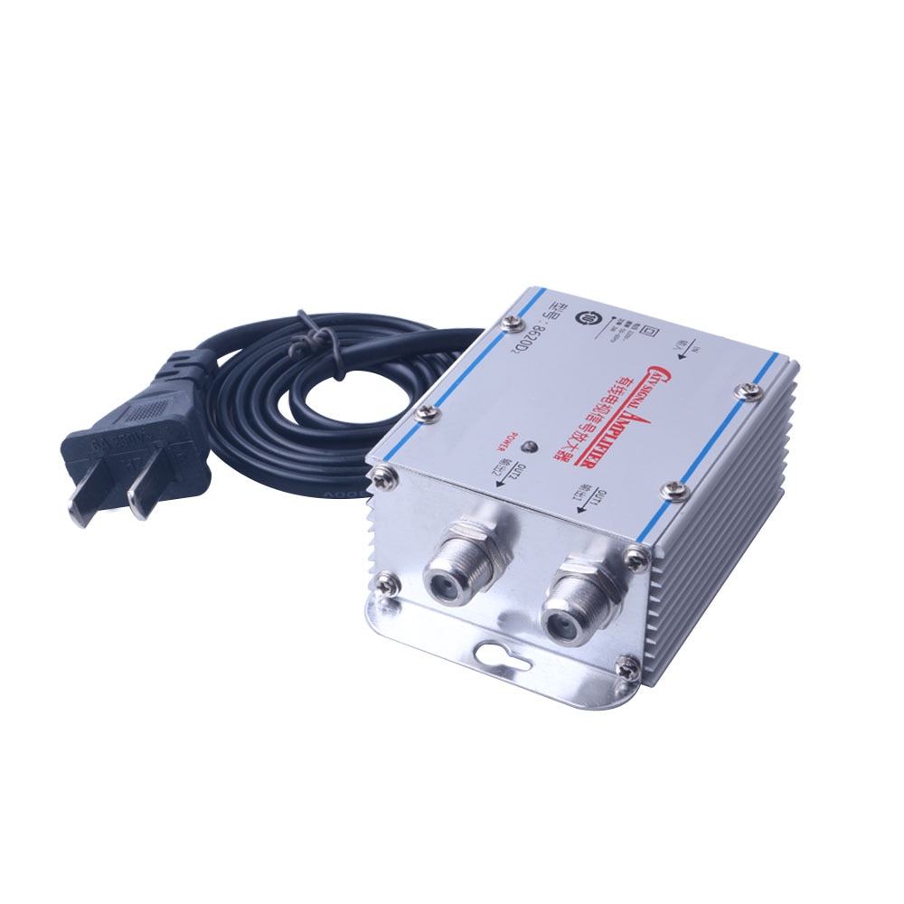 220v 2- vejs catv kabel tv signalforstærker amp antenne booster splitter sæt bredbånd hjemme tv udstyr 45 mhz  to 860 mhz
