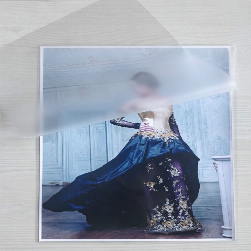 A4 8C Laminating Machine Plastic Bag, Can Protect Photo Paper Card Card Picture 100pcs / Box Protection Heat Shrinkable Film