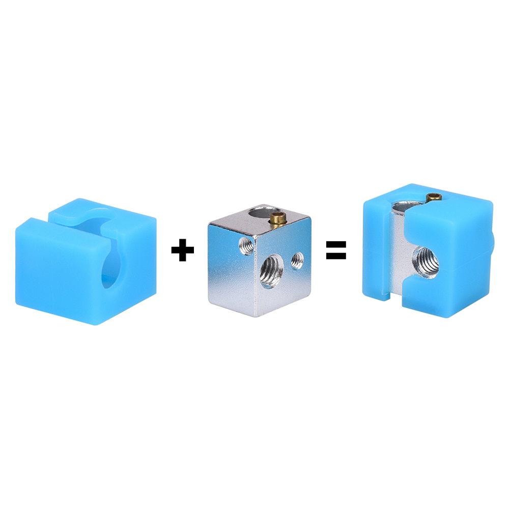 3D Printer Parts V5 Heater Block Hotend Silicone Sock V5 J-head For Anycubic I3 Mega Hotend 12V 24V Mega-S Extruder Thermistor