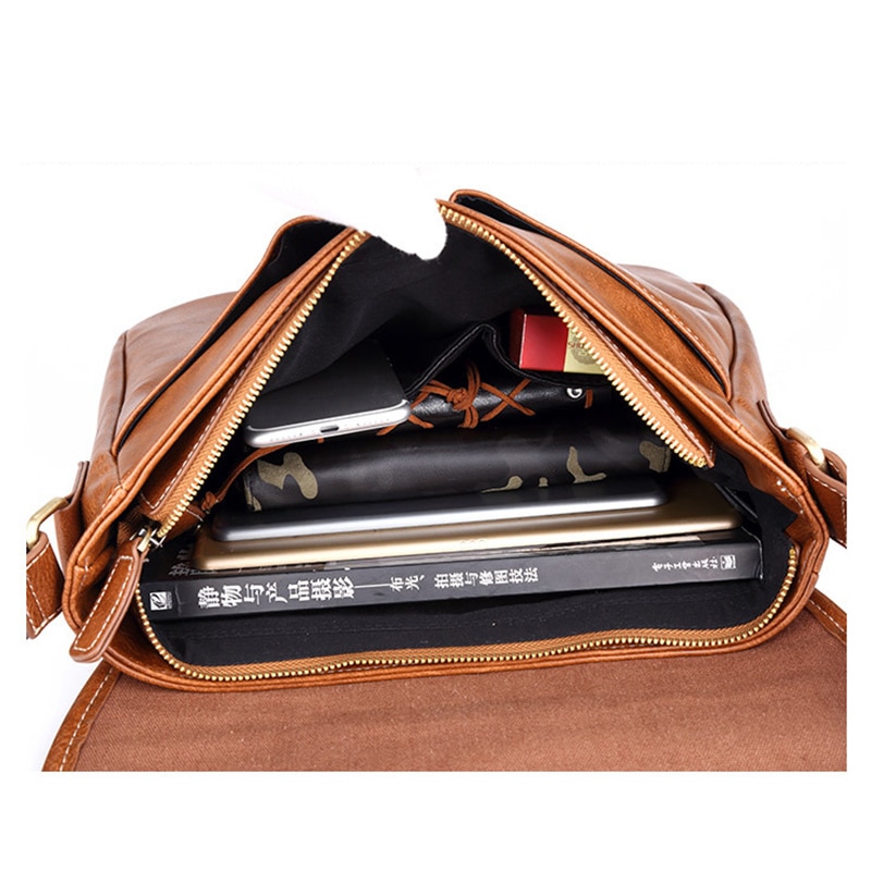 Vormor Lederen Mannen Tas Toevallige Zakelijke Lederen Heren Messenger Bag Mode Mannen Crossbody Tas Bolsas Mannelijke