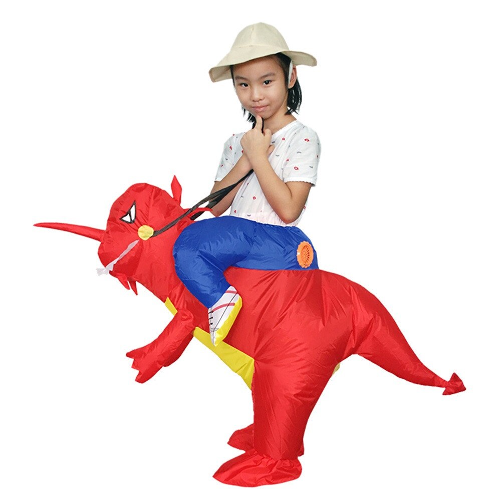 Aufblasbares dinosaurier-kostüm für freundlicher, purim, jungen und mädchen, Party, cosplay, lustiges karnevals- und halloween-kostüm: verrotten