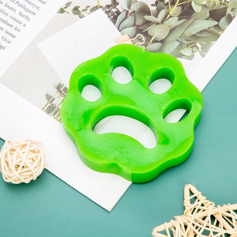 Cat Dog Pet Hair Fur Remover Washing Machine Accessory Cleaning Clothes Dryer Catcher: Green Quincunx