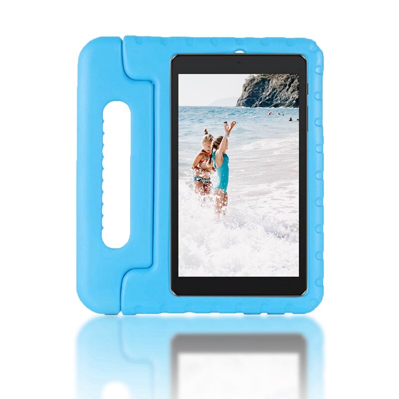 Cover Voor Alcatel Vreugde Tab 2 8.0 "Handvat Stand Kids Shockproof Case Voor Alcatel 3T 8 coque 9027Q 9027W 9032X Capa Funda: Blauw / Alcatel 3T 8 2018