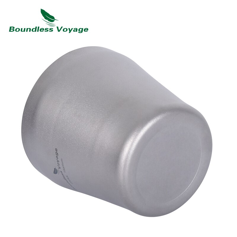 Grenzeloze Voyage Titanium Bier Mok Outdoor Camping Sap Koffie Thee Cup Servies Drinkware 250Ml Ti3083D