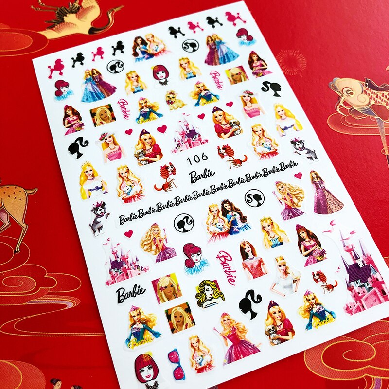 3D Nail Sticker Bobbi Afbeelding Stickers Voor Nail Art Decoraties Slider Voor Nail Manicure Set HL100