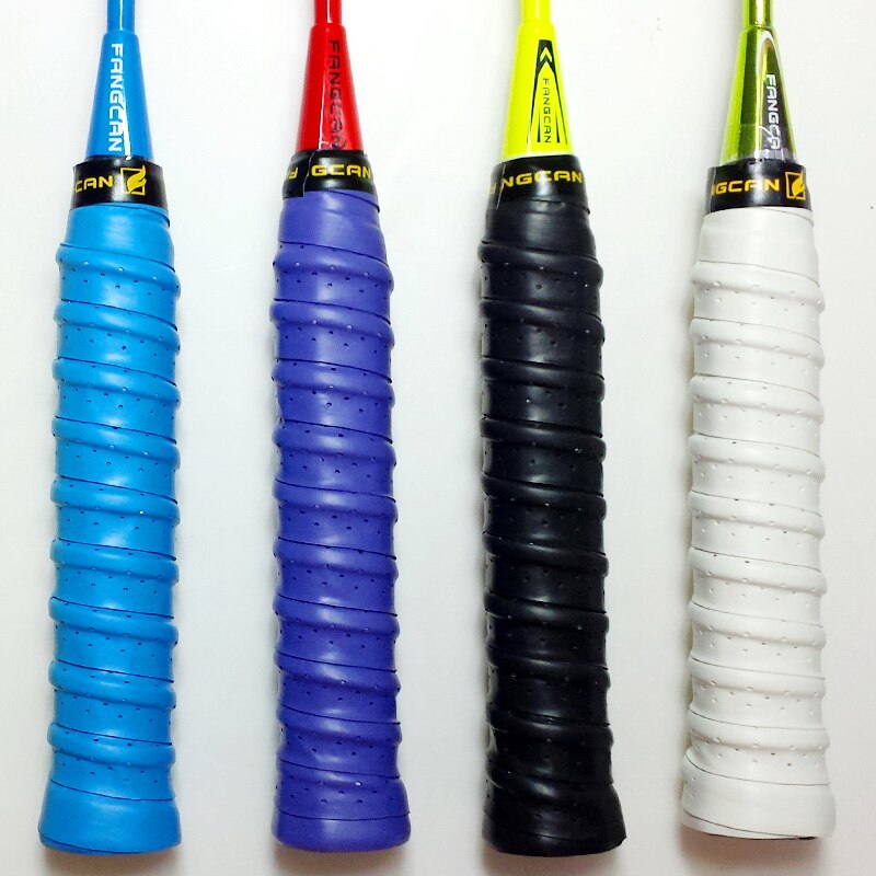 FANGCAN-agarre de película adhesiva para raquetas de tenis, accesorio para raqueta de bádminton, 2 unidades, FCLG-02, 6 colores disponibles