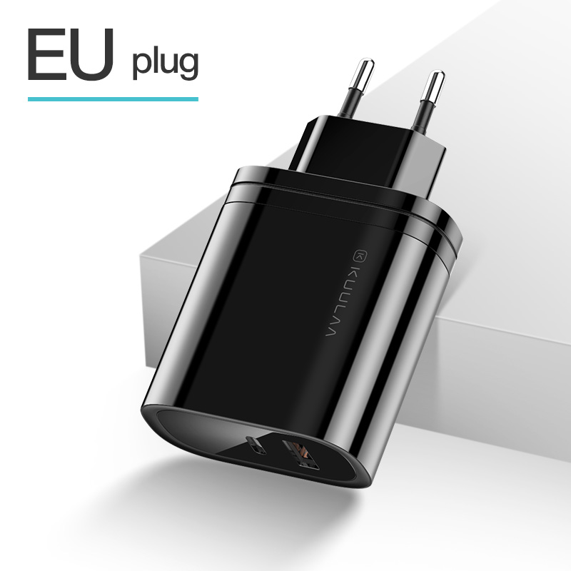 Caricabatterie USB KUULAA 36W PD Quick Charge 4.0 3.0 USB tipo C caricabatterie rapido adattatore telefono Supercharger per iPhone 13 Xiaomi Huawei