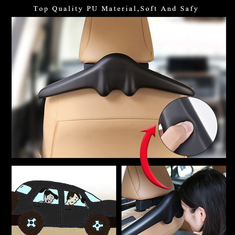 Pu Lederen Hangers Top Auto Kleerhangers Voor Pak Jas Jas Achterbank Hoofdsteun Kleerhanger Opknoping Haak