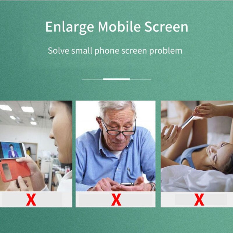 12 Inch Mobiele Telefoon Scherm Versterker Smartphone Film Video 'S Projector Stand Beugel Voor Iphone Samsung Xiaomi