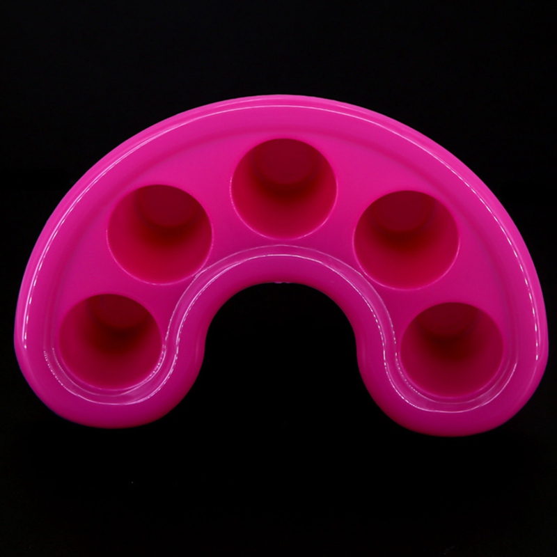 Artificial Nail Removal Nail Art Hand Soaker Wash Bowl Cuticle Removal Tray Acetone Resistant Handheld Polish Remover: RH