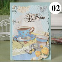 Klassischen europäischen Jahrgang stil grußkarten w umschläge, retro handgemachte geburtstag karten