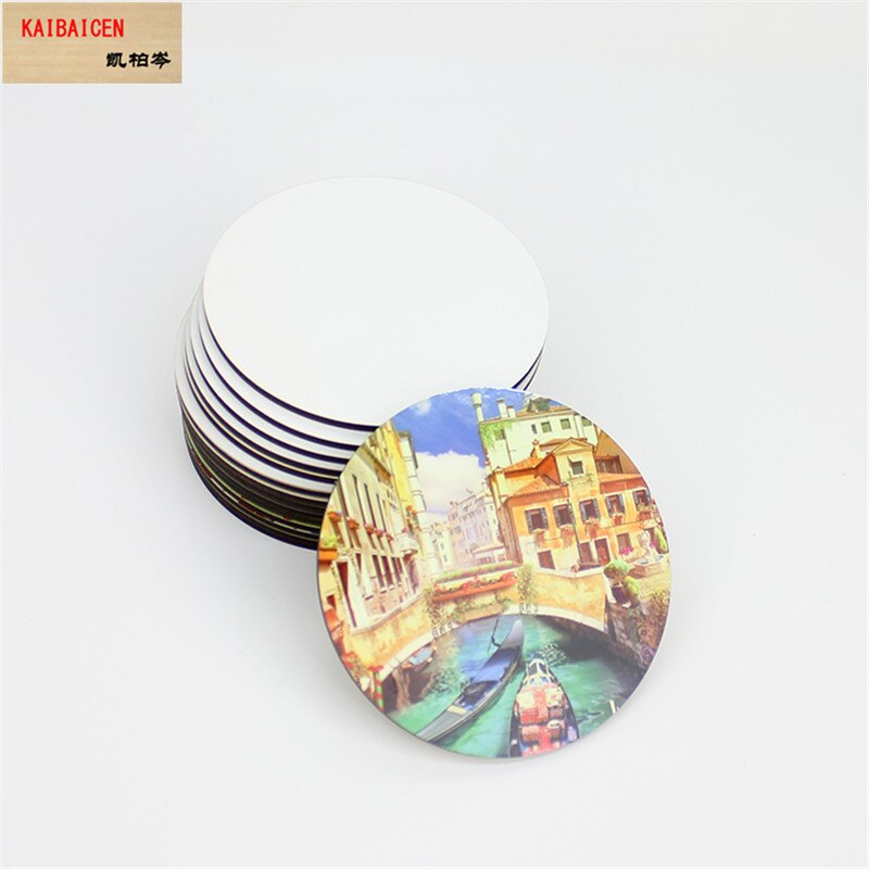 15 Stks/partij Diy Sublimatie Blank Mdf Houten Coaster Keuken Accessoires Mat Cup Bar Mok Drink Pads Captain Coaster: 8DM-004-D90X90X4mm
