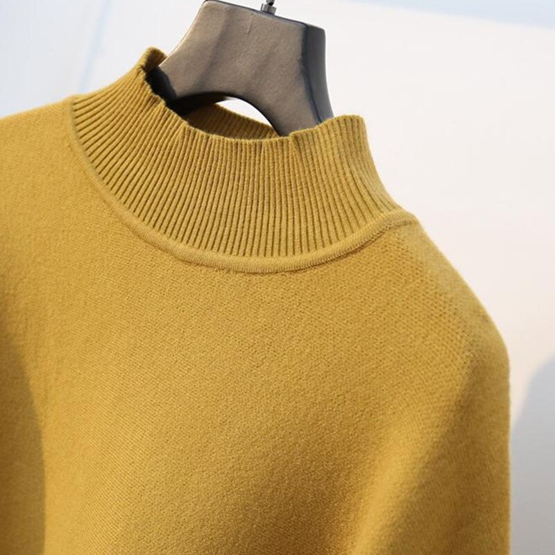 Kvinner vårsvart poncho julegenser med rund hals genser kappe batwing gensere dame cape coat