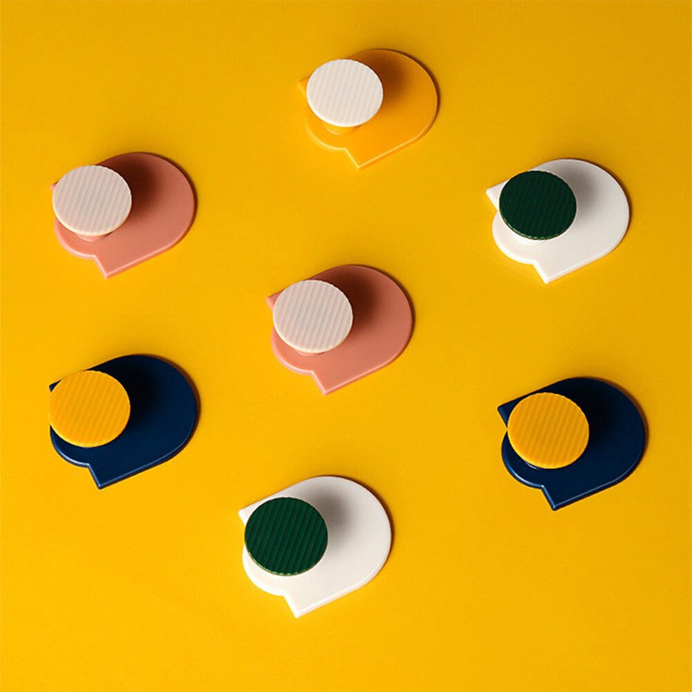 4PCS Plug Holder Kitchen Wall-Mounted Power Cord Storage Strong Adhesive Free Punch Bracket Socket Key Clothes Towel Holder