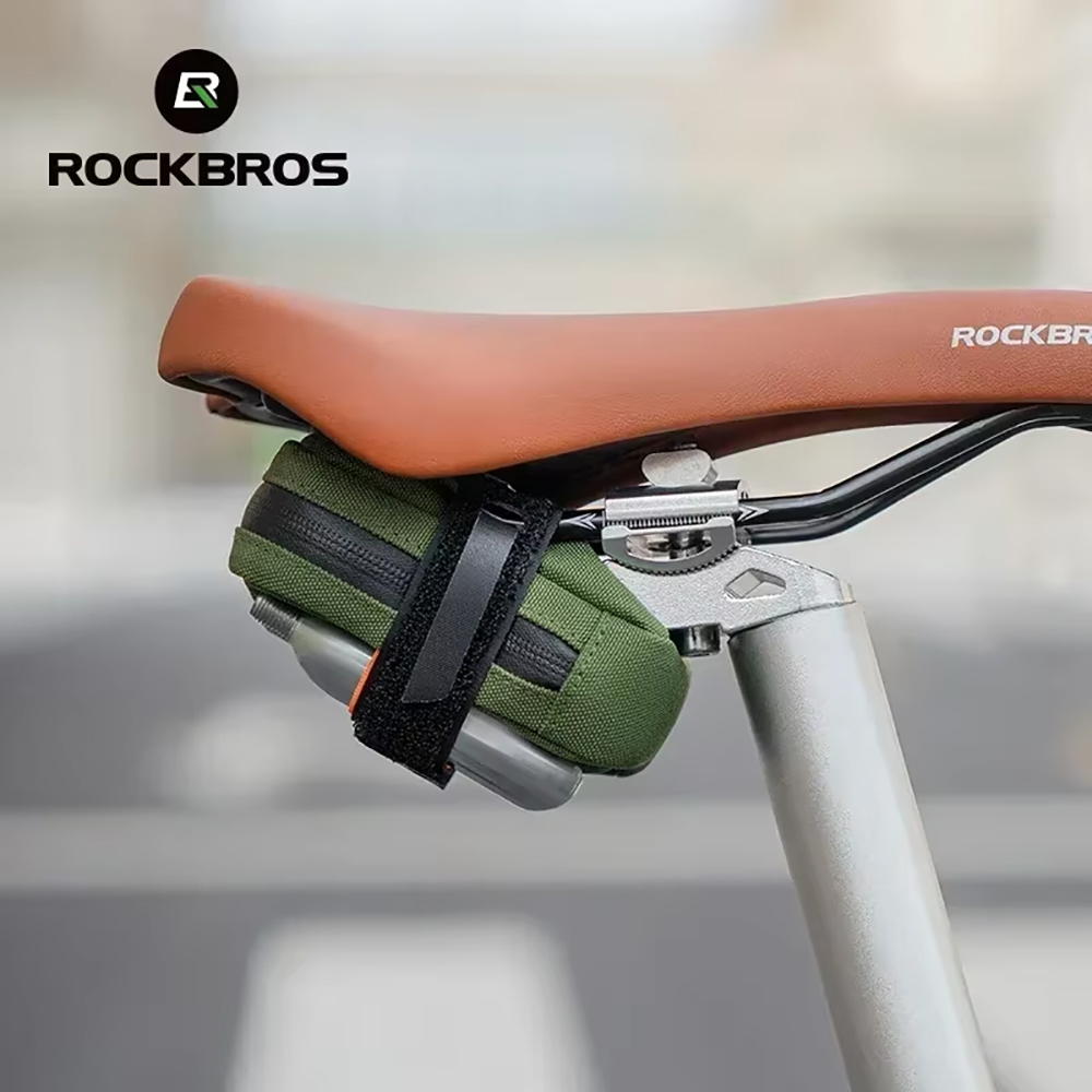 Sac de selle de vélo, Mini sac arrière Portable 0,35 l, sac de réparation de kit d'outils de vélo de route de montagne vtt, accessoires de cyclisme réfléchissants