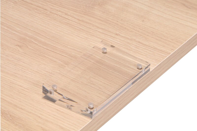 Soporte porta etiquetas magnéticas de acrílico de 100x60mm, soporte porta etiquetas, letrero de escritorio en descenso, tarjeta de información, mostrar marco de fotos, nombre, Mesa