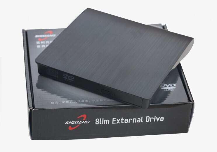 Lecteur externe Portable mince USB, lecteur de musique, DVD, films, jeux vidéo, CD, RW, graveur Combo, lecteur USB,