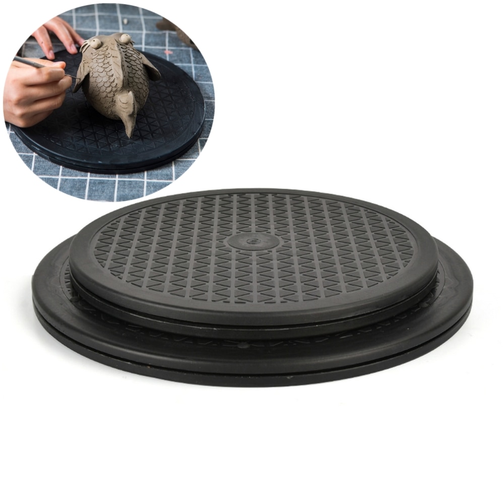 Pottery Wheel Rotate Turntable 360 Rotation Rotary Plate Pottery Sculpture Tool