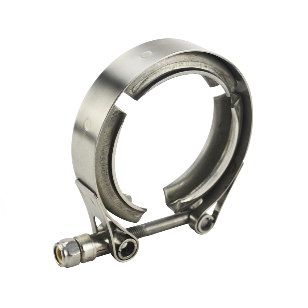 Stainless steel 304 v band clamp for turbo exhaust downpipe v band exhause clamp
