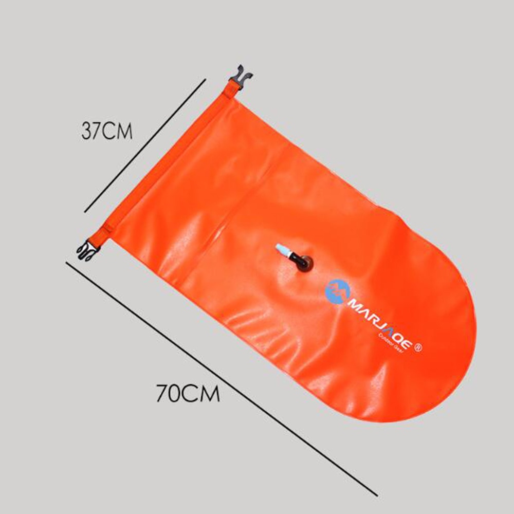 20l dicke, wasserdichte pvc-ausrüstungstaschen, aufblasbare schwimmhilfen für outdoor-sportarten wie bootfahren, kajakfahren, angeln, rafting, schwimmen und camping.
