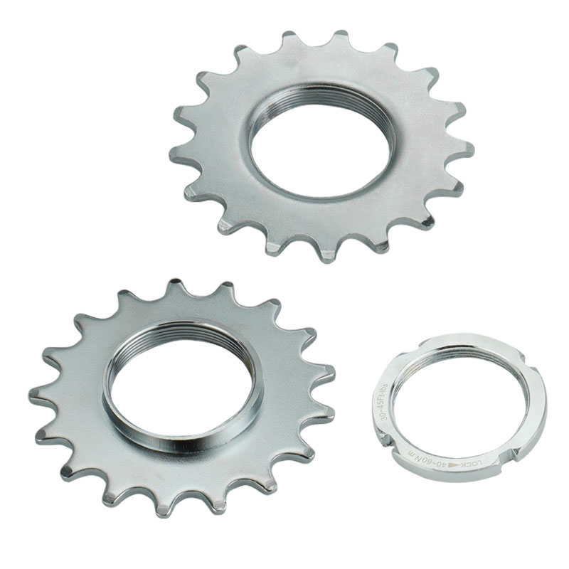 Deemount fast gear cykel friløb tandhjul nav låsning 1 speed fixie cykel gevind låseringe 13t 14t 15t 16t 17t 18t