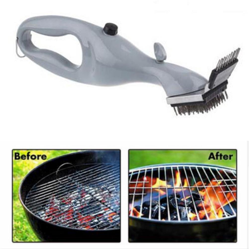 Bbq grillborste grillprylar tillbehör borstar för kolrenare med ånga eller gastillbehör matlagningsverktyg