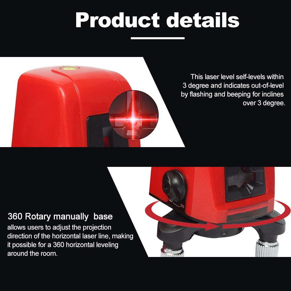 3D Home Horizontal Vertical Cross Line Level 360 Rotary Picture Hanging Green Beam For Ceiling Tile Self Balancing Construction