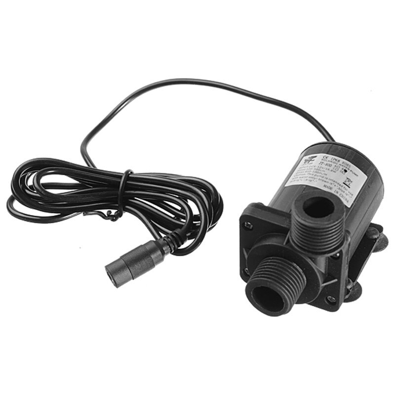 DC 12 V-24 V 1000L/H Warmtapwatercirculatiepomp Solar Waterpomp Borstelloze Motor 5.5m IP68