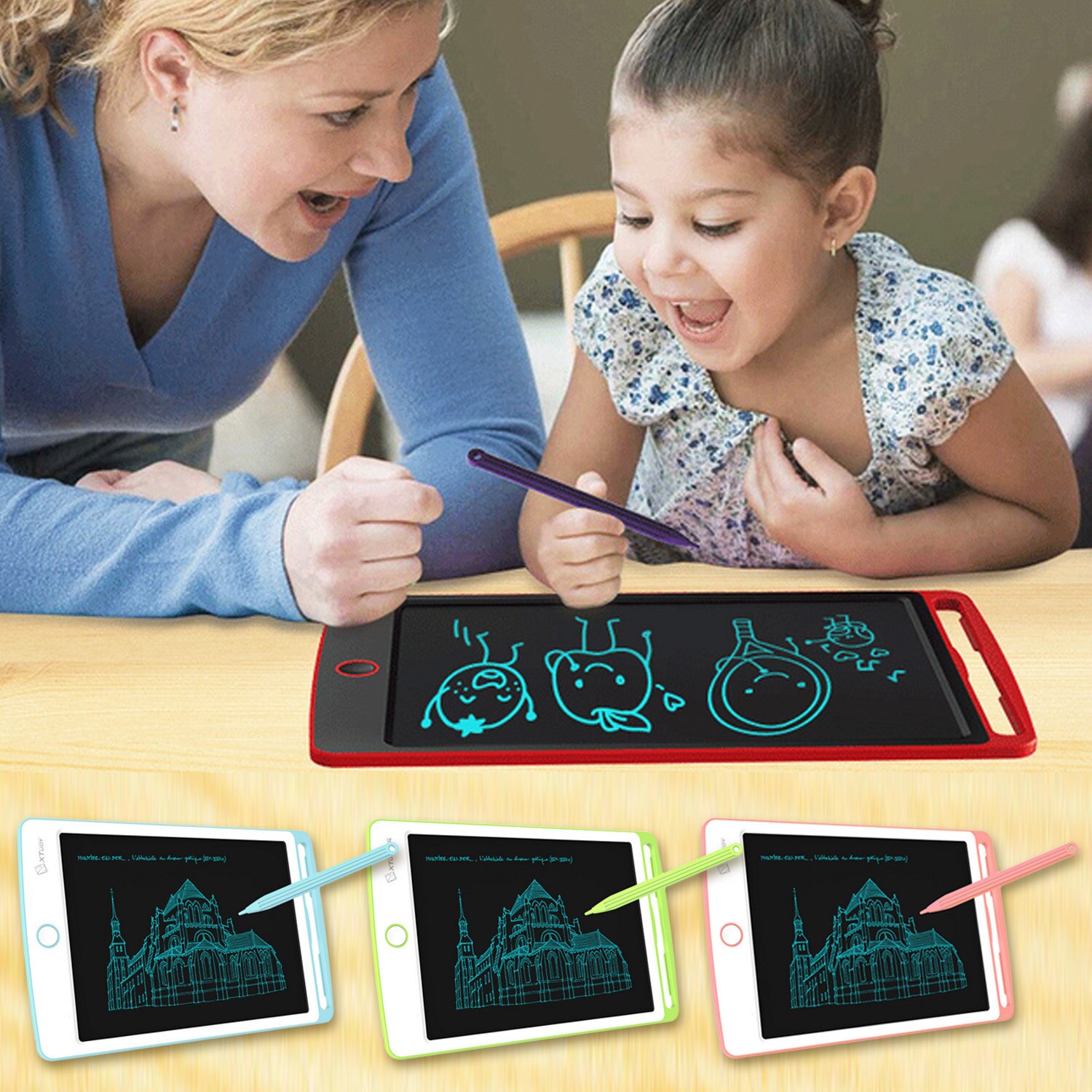 Elisona 8.5 inch LCD Elektronische Schrijven Drawing Tablet Board voor Kinderen Kids Volwassenen Home School Kantoorbenodigdheden