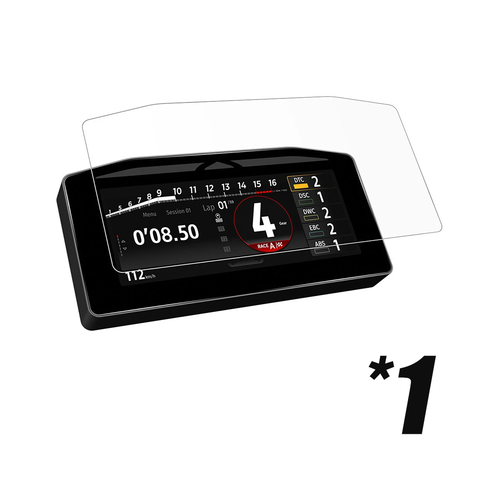 Voor PANIGALE V4 (2025-) TPU Instrumentenfilm Explosieveilige film Screenprotector: legergroen