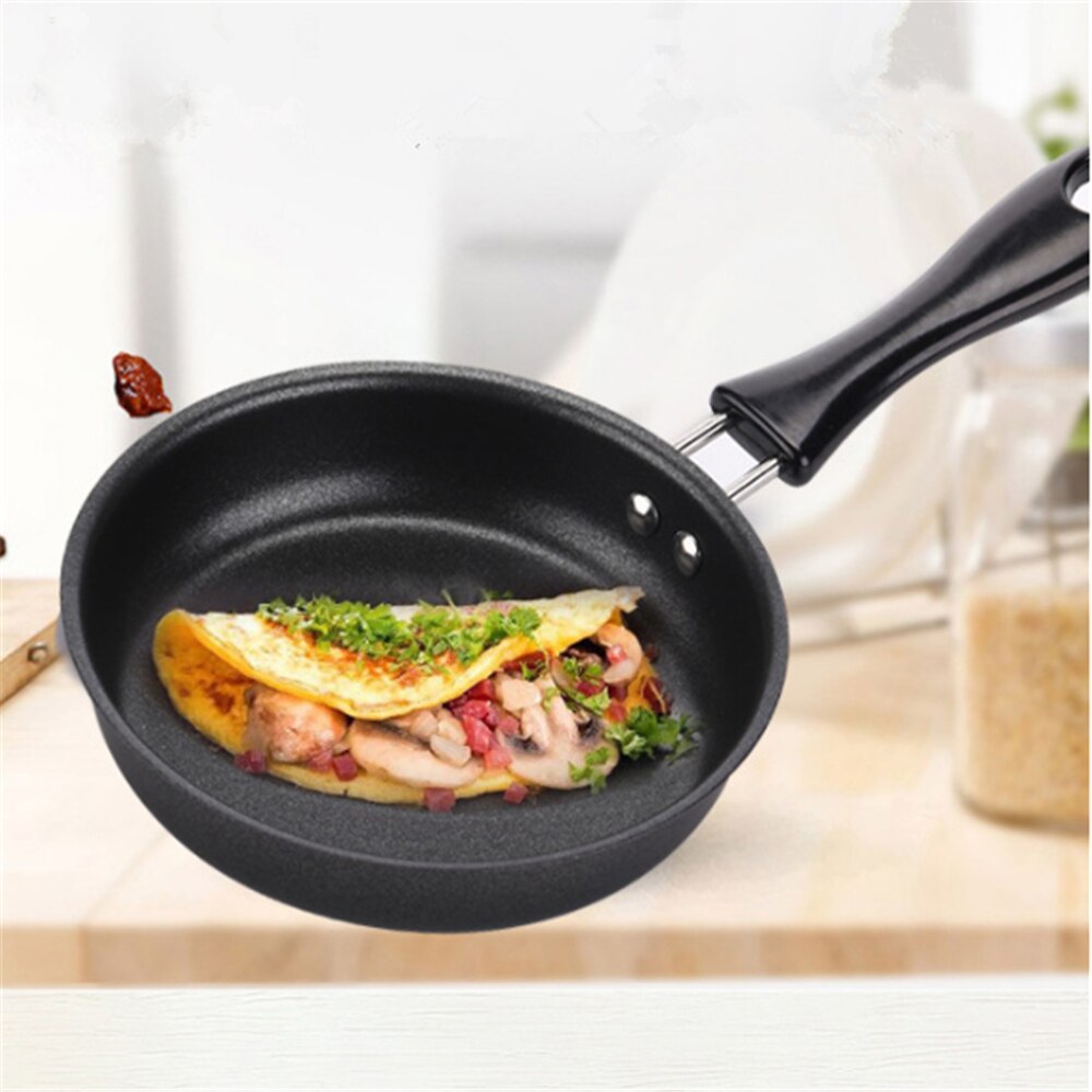 20cm 22cm 24cm Frying Pan Wok Pan Non-stick Skillet Induction Cooker Garden Bread Pizza Egg Pan Gas Stove Pancake Pan for Home