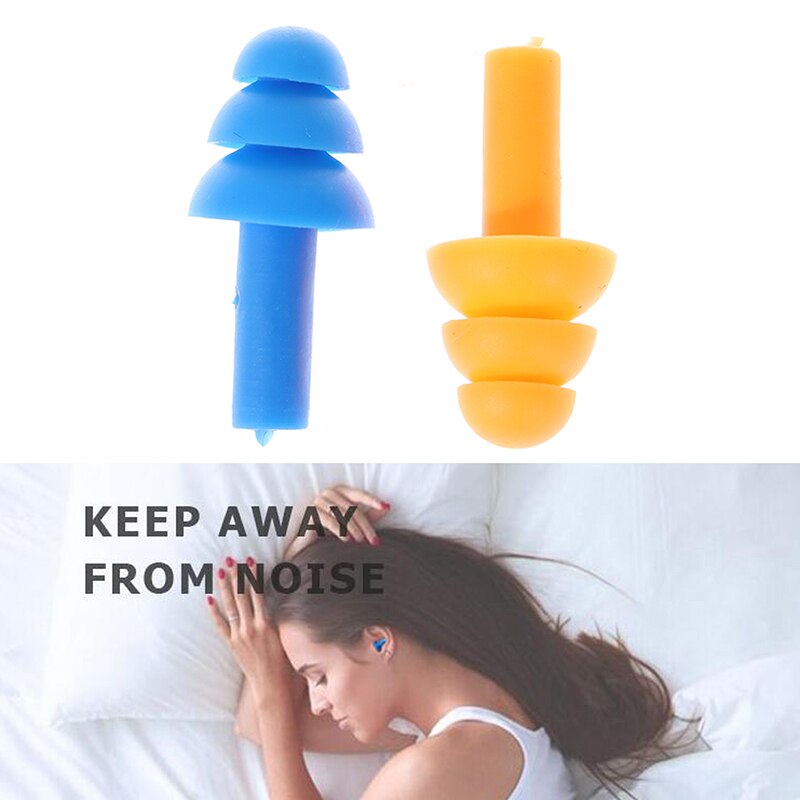 Soft Silicone Foam Ear Plugs Anti-noise Sleeping Plugs For Travel Soft Noise Reduction Ear Protection
