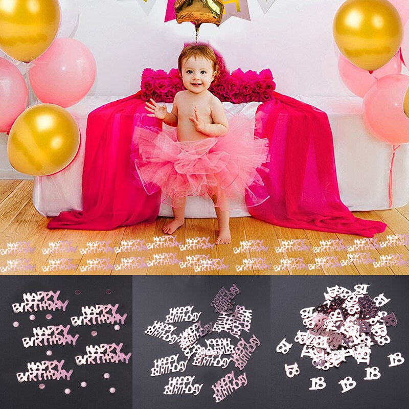 Confetti Wedding Birthday Engagement Decorations Supplies Metallic Rose Gold Mini Confetti Home Garden Decorations
