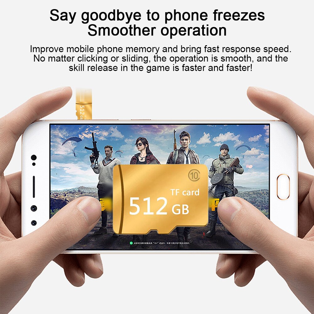 Golden Micro SD Memory Cards 16GB/32GB/64GB/128GB/256GB High Speed Class 8 micro SD Card 128gb 256gb TF Card for Phone/Tablet PC