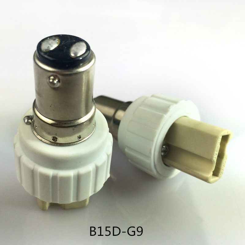 B15D Zu G9 Licht Sockel Adapter Lampe Basis Halter Konverter Beleuchtung Zubehör Keramik PBT Flammschutzmittel