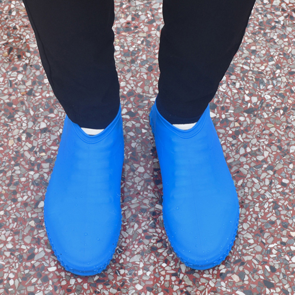 Reusable Rain Gear Boots Snow Shoe Covers Waterproof Shoes Overshoes S/M/L Camping Slip-resistant Rubber Rain Boot Overshoes