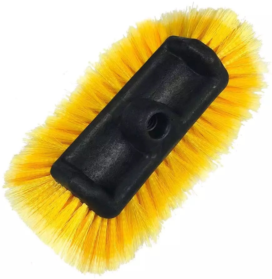 Car Automatic Telescopic Long Rod Spray Water Brush Auto Windshield Window Wipe Glass Cleaner Washing Tool: Red