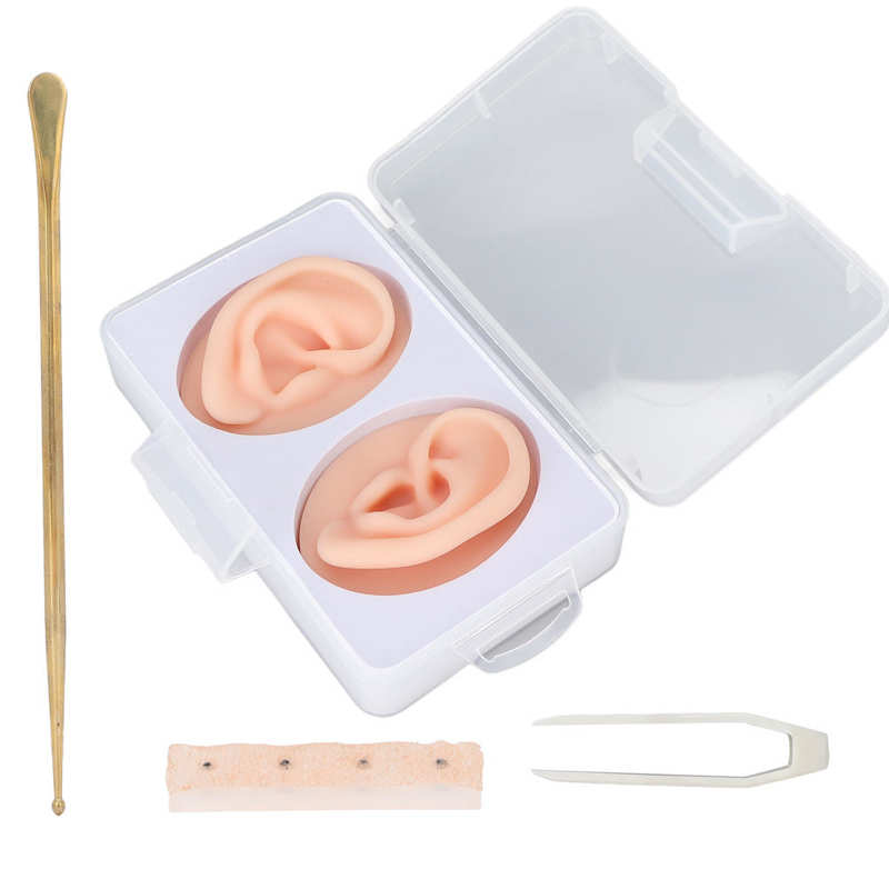 Siliconen Linkeroor Model Simulatie Display, Flexibele Realistische Schimmel Nep Oor Model voor Lesgeven Piercing Praktijk, Ziekenhuis Hoortoestellen, Acupunctuur Mannequin Siliconen Linkeroor Model Simulatie Display, Flexibele Realistische Schimmel Nep Oor Model voor Lesgeven Piercing Praktijk, Ziekenhuis Hoortoestellen, Acupunctuur Mannequin
