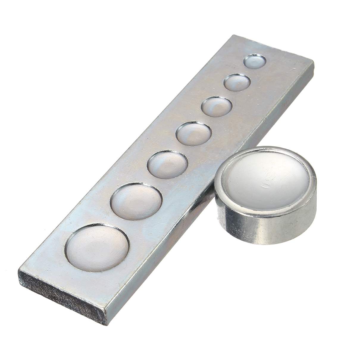 11 pièces/ensemble en cuir outils en cuir poinçon poinçon trou Snap Rivet Setter Kit de Base pour la maison en cuir artisanat outils de bricolage