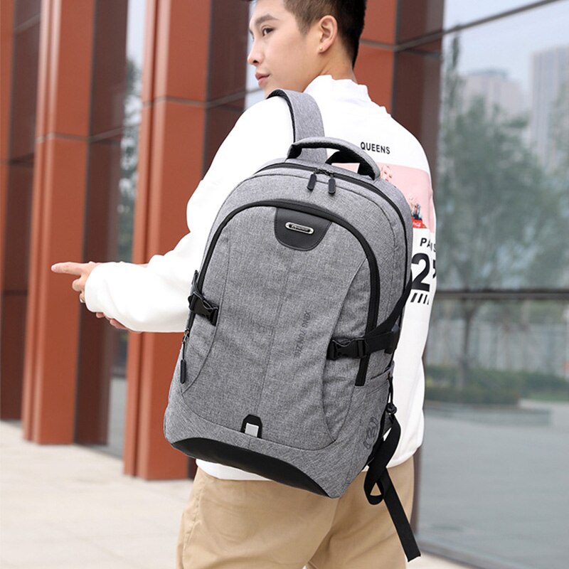Mochila multifunción para ordenador portátil de 15,6 pulgadas con cargador USB para hombre, bolso escolar para estudiantes, Ordenador de , bolsa de viaje de gran capacidad