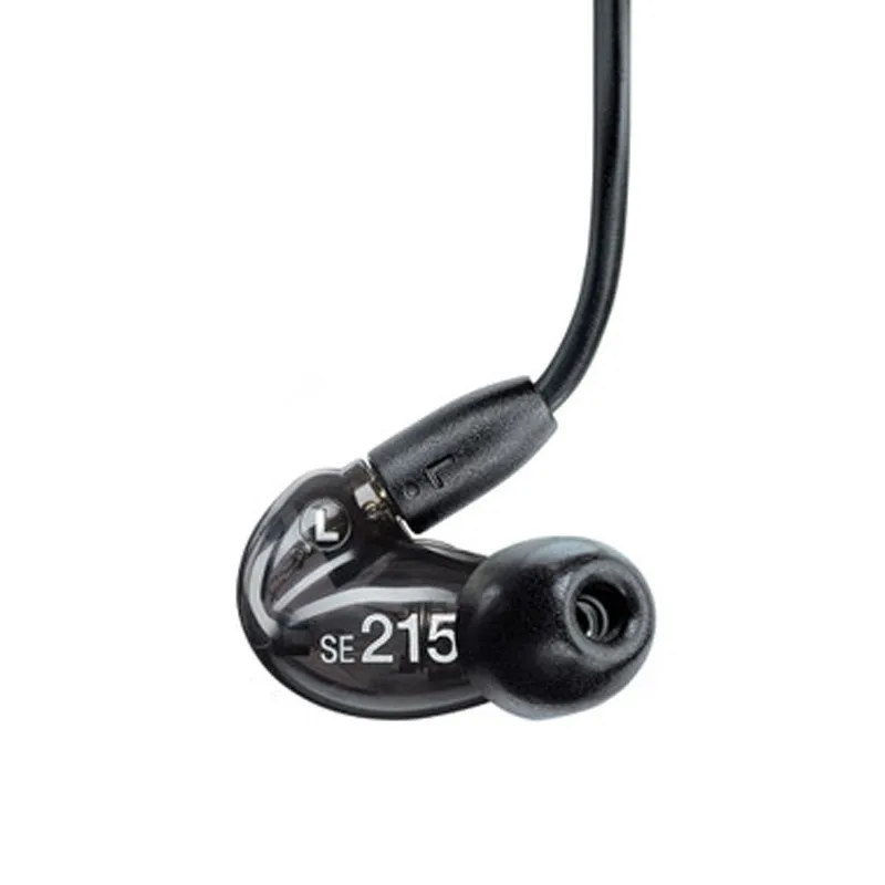 SE215 écouteurs Hi-fi stéréo suppression du bruit 3.5MM se 215 détachable filaire dans l'oreille écouteurs casque avec boîte VS SE535: noir