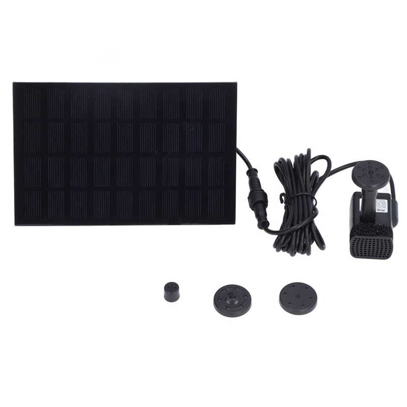 Solar Powered Fountain Floating Water Pump 180L/H for Gardens for Aquariums