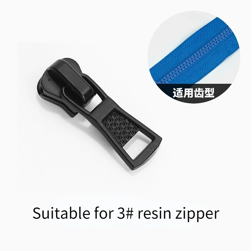 Deslizadores de cremallera con cierre automático, suministros de costura de Metal/Nailon/resina, color negro mate, 5 piezas, 3 #/5 #: Cobre envejecido