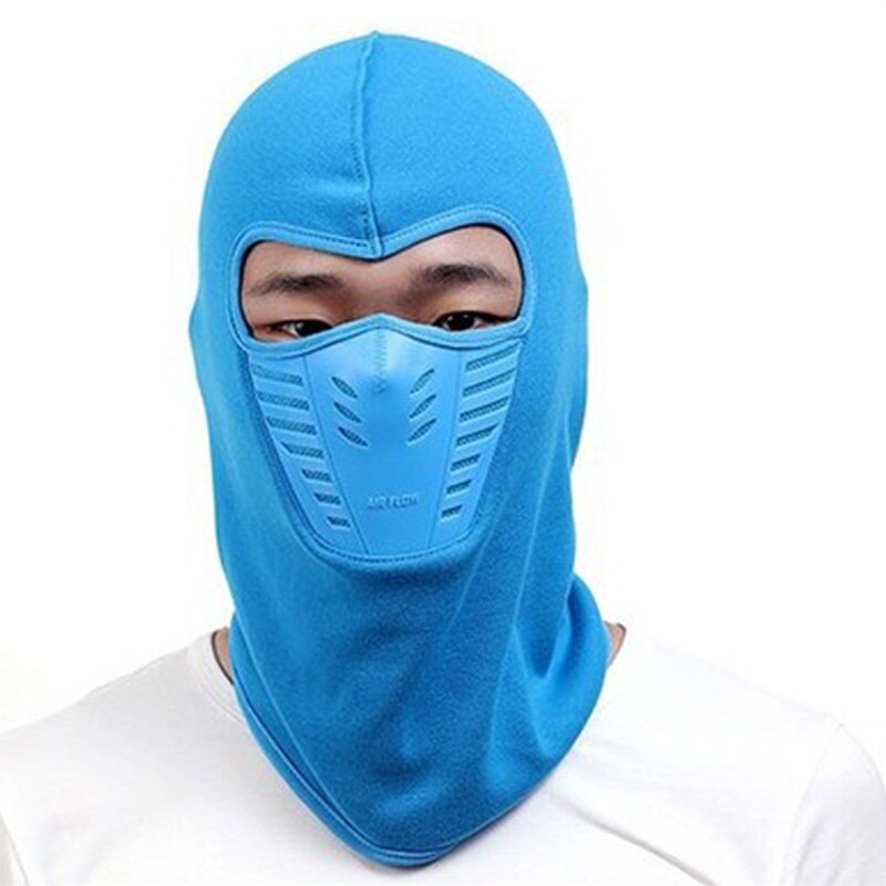 HENGSONG Winter Warm Fleece Sports Hats For Women Men Hiking Caps Fleece Head Caps Wind-proof And Anow-proof Sporting Hats: blue